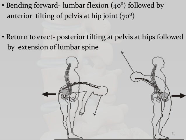 Forward Pelvic Tilt Biomechanics of lumbar spine