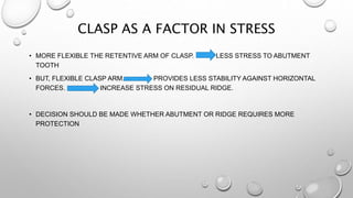 Biomechanics of RPD | PPTX