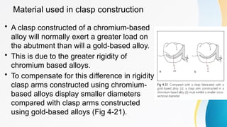 Load Clasp biomechanics of removable partial dentur | PPTX