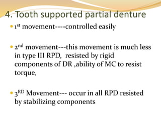 Biomechanics of RPD | PPTX