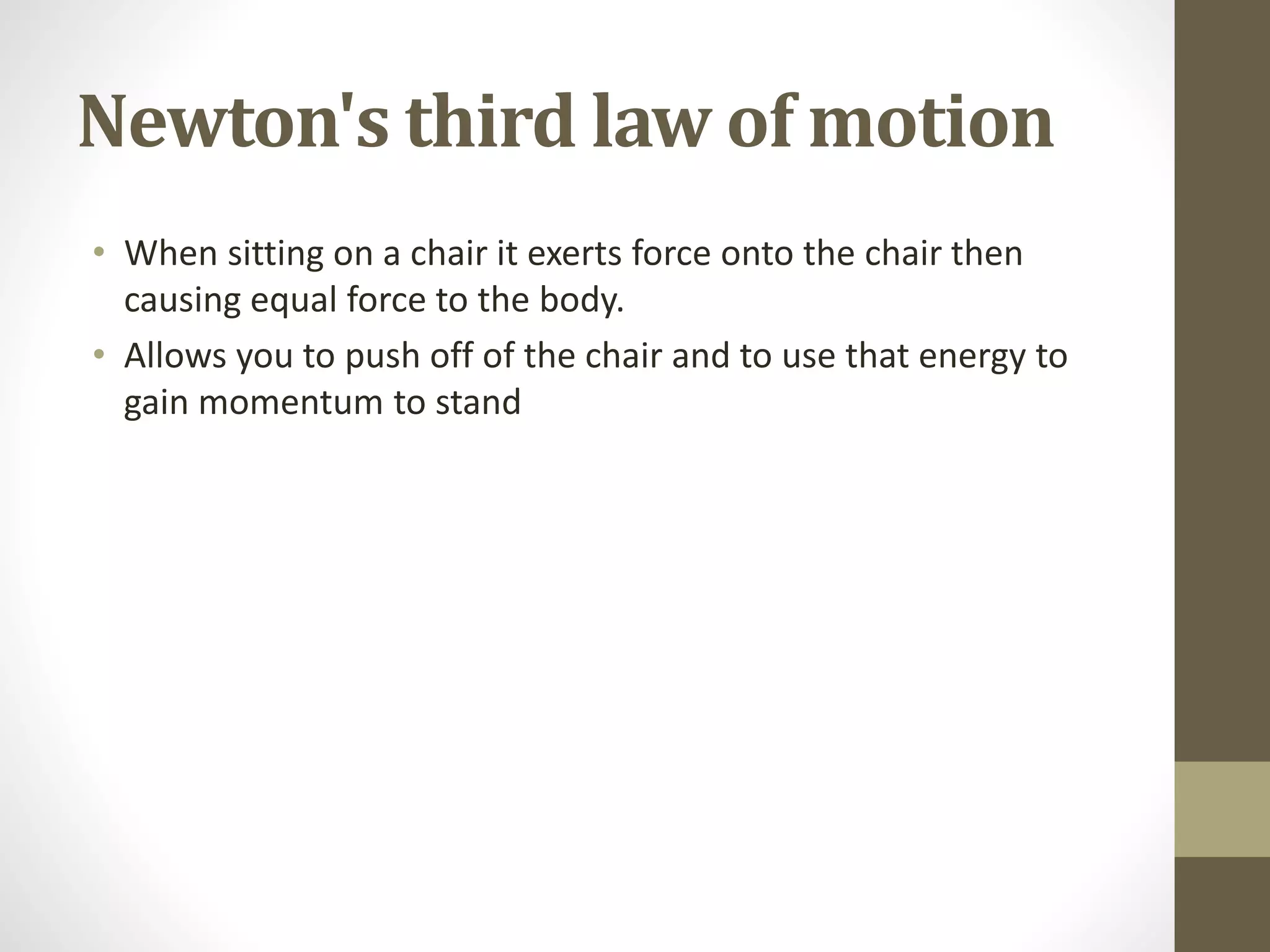 Biomechanics of Sit to Stand | PPTX