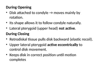Biomechanics of Temporomandibular Joint. | PPTX