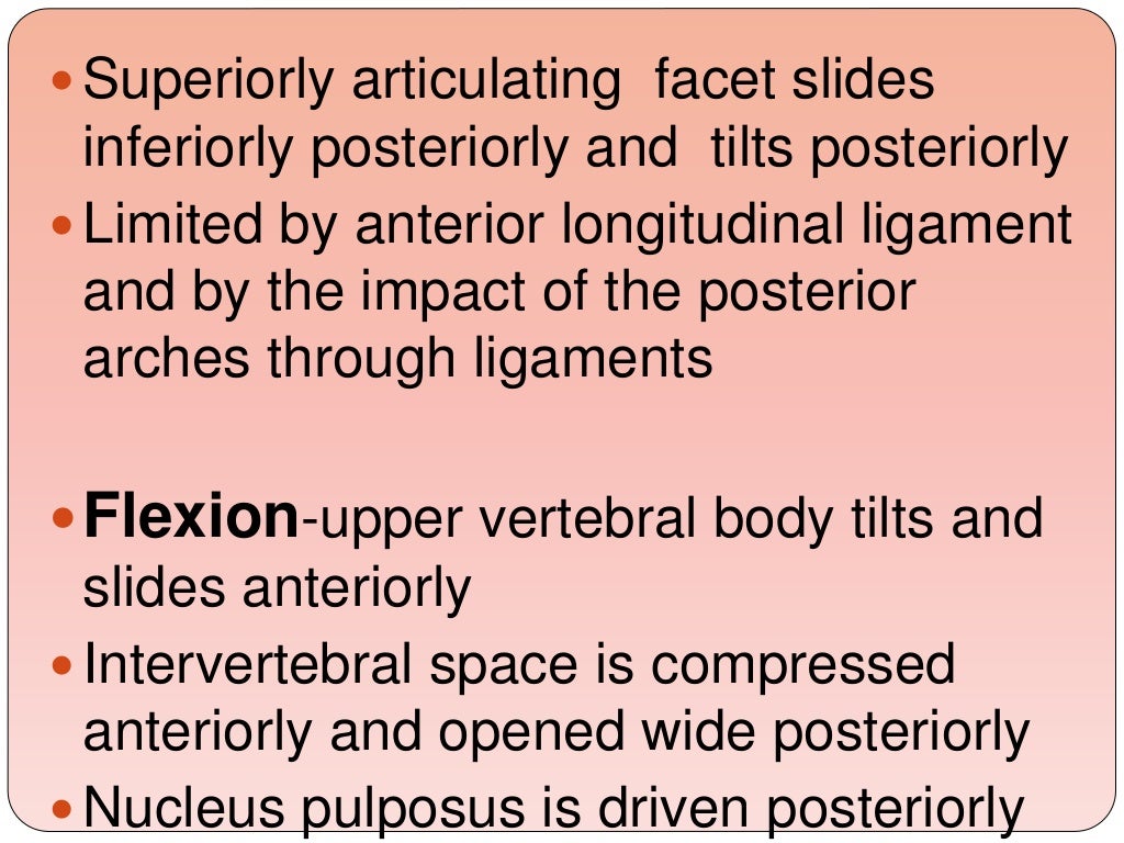 Biomechanics Of The Cervical Spine Ppt 3 