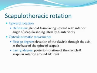 Biomechanics of the shoulder | PPTX