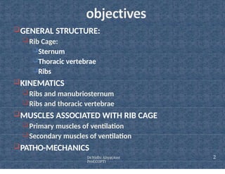 Biomechanics of thorax and the chest wall | PPTX