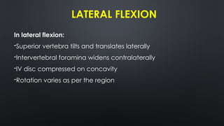 Biomechanics of vertebral column and spine .pptx