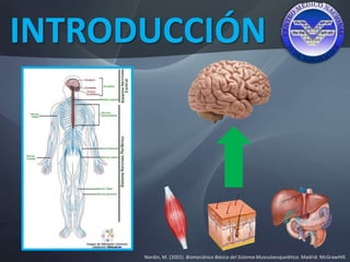 INTRODUCCIÓN
Nordin, M. (2001). Biomecánica Básica del Sistema Musculoesquelético. Madrid: McGrawHIll.
 