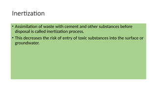 Inertization Example Comprehensive Overview of Biomedical and Solid Waste Management ...