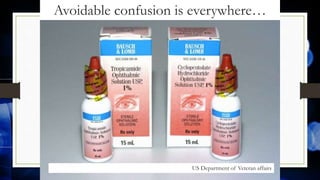 Avoidable confusion is everywhere…
US Department of Veteran affairs
 