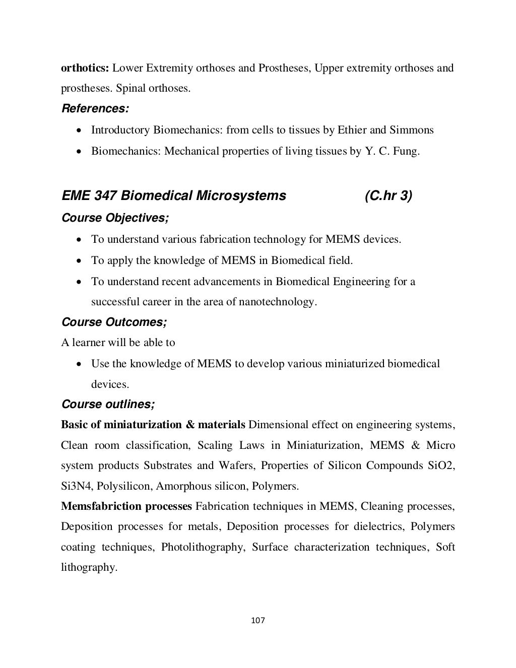 Biomedical engineering syllabus pdf
