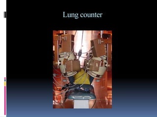 Lung counter
 