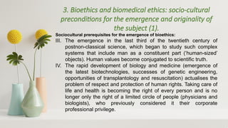 Bioethics Authentic Problem Biomedical ethics Lecture. Main principals and history.pptx