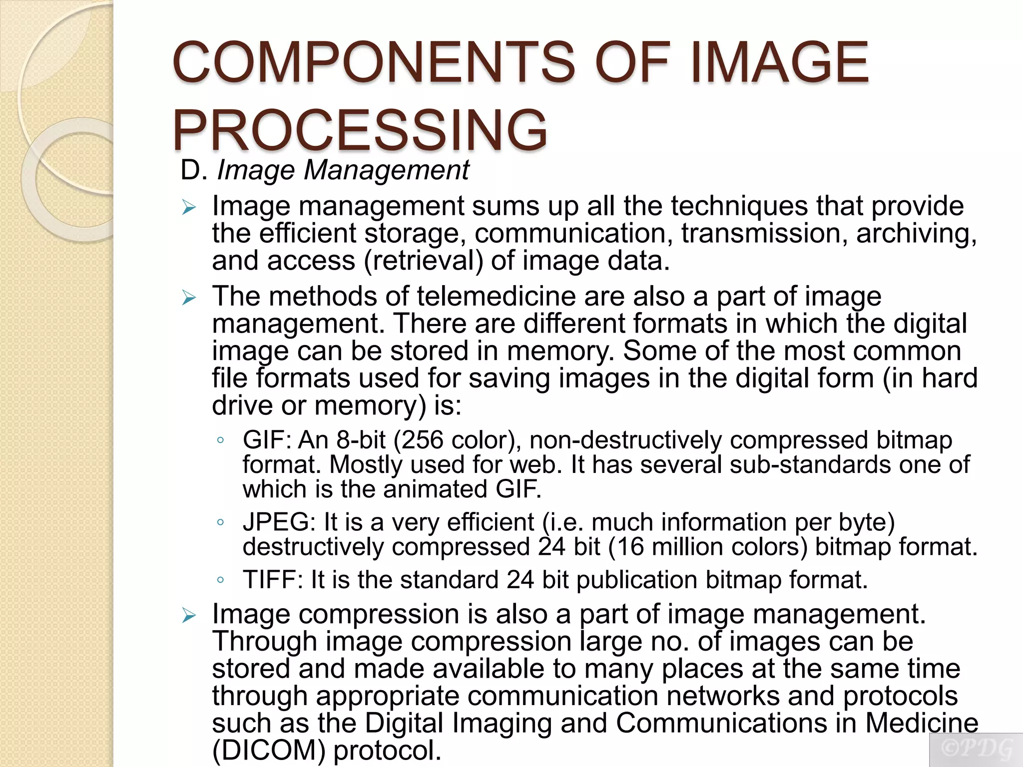 Biomedical image processing ppt | PPTX