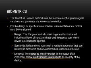 Biomedical instrumentation | PPTX