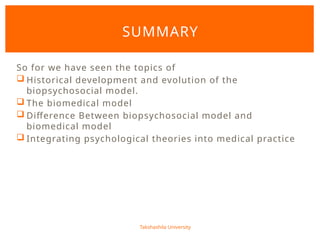 Biomedical Evolution Bio Medical Model, History, Integration.pptx
