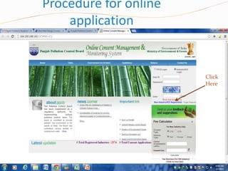 Procedure for online
application
Click
Here
Bio-Medical Waste Management Rules, 2016
 