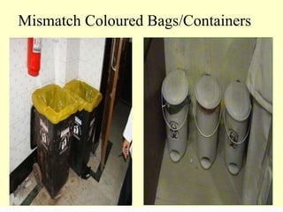 Mismatch Coloured Bags/Containers
 