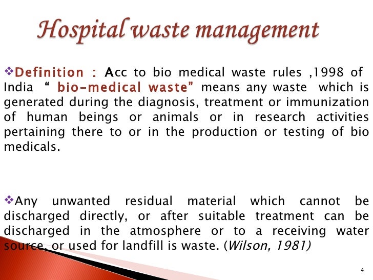 Biomedical waste 2003