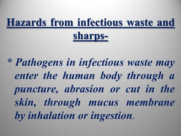 Biomedical Waste Management PPT biomedical-waste-management-ppt