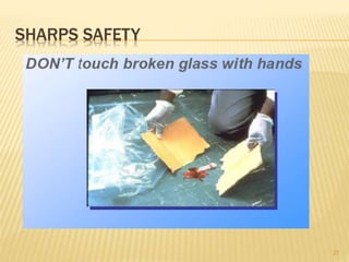 SHARPS SAFETY
27
 