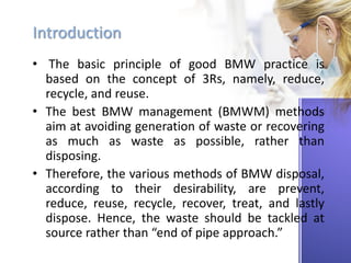 Biomedical waste management | PPT