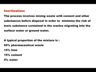 Inertization Example Comprehensive Guide to Biomedical Waste Management and Disposal ...