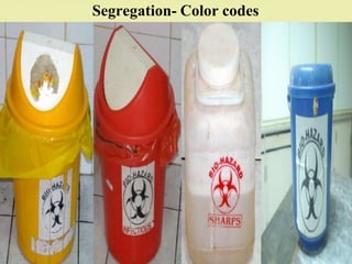 Segregation- Color codes
 