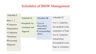 Schedules of BMW Management
 