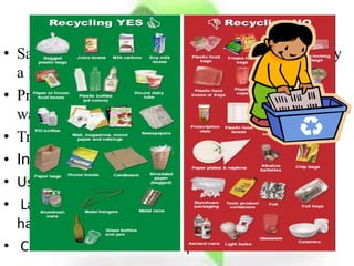 CONCLUSION
• Safe and effective management of waste is not only
a legal necessity but also a social responsibility.
• Proper collection and segregation of biomedical
waste.
• Try to reduce the waste generation.
• Individual awareness and participation.
• Use recycle products.
• Label with agent, concentration and
hazard warnings.
• Communicate about workplace hazards.
 