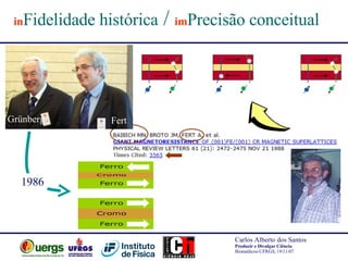 in Fidelidade histórica  /  im Precisão conceitual   Fert Grünberg 1986 