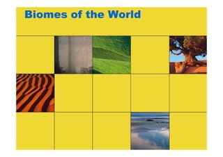 Biomes of the World
 