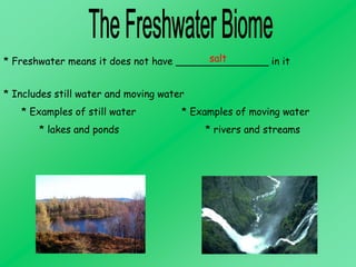 Moving Water Examples biome powerpoint.ppt