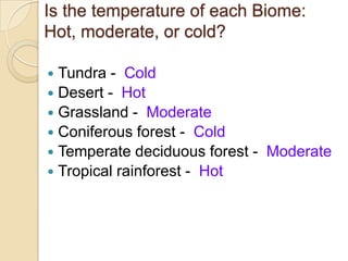 Biomes
