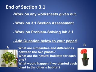 Glencoe Biology Chapter 3 Communities Biomes and Ecosystems | PPTX