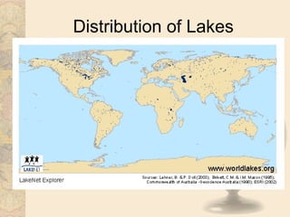 Distribution of Lakes
 