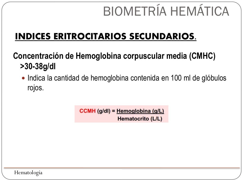 Biometría hemática