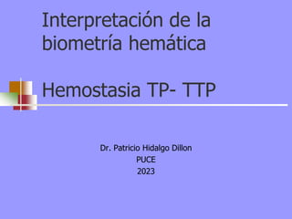 biometria hematica y hemostasia y preanalitica.pptx