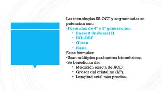 Biométrico oftalmologicaresidentes parte | PPTX