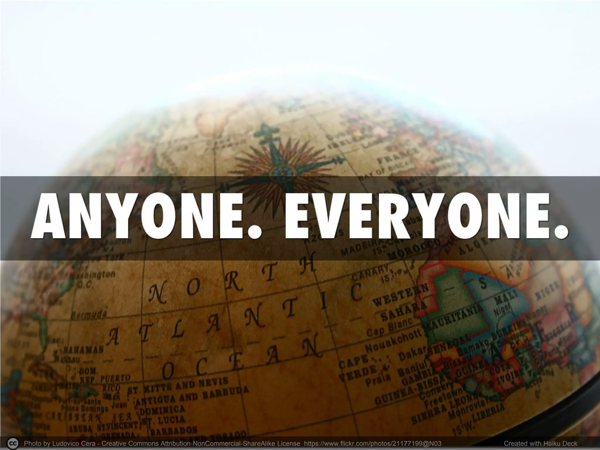 Photo by Ludovico Cera - Creative Commons Attribution-NonCommercial-ShareAlike License https://www.flickr.com/photos/21177199@N03 
Created with Haiku Deck  