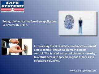 Biometric Access Control Systems | PPT