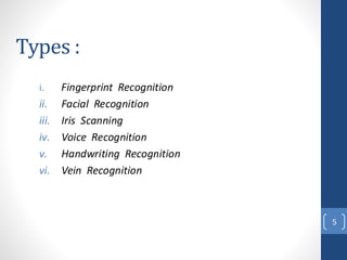 biometric authentication in embedded system | PDF