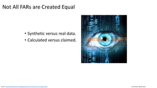 Clare Nelson, @Safe_SaaSSource: http://ieeexplore.ieee.org/stamp/stamp.jsp?arnumber=6990726
PAD for Finger: Implement in Hardware, Software, or Both
Software:
Assess characteristics of sample: sharpness of lines, presence of pores.
• Easier to implement.
• Easier to update, including over the air (OTA) as anti-spoofing
techniques improve.
• Leverage machine learning.
Hardware:
Requires additional capabilities in fingerprint scanner: ability to sense
pulse, temperature, and capacitance; none of which can be done in
software alone.
• Greater ability to detect “liveness” of finger being scanned.
• More expensive.
• Consumes more power.
• May introduce latency if, for example, there is a need to sense
multiple heartbeats.
 