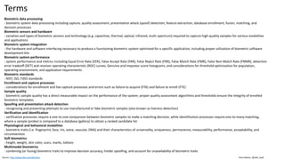 Clare Nelson, @Safe_SaaS
Source: http://biometrics.cse.msu.edu/Publications/Multibiometrics/SudhishJainCao_AdaptiveFusionIdentityDeduplication_PRL2016.pdf
Source: http://www.iphonehacks.com/2017/01/synaptics-launches-multi-factor-facial-fingerprint-recognition-engine-smartphones-tablets.html
Fusion Strategies: Example of Face and Finger
Better accuracy
• Bimodal biometric system using face and
fingerprint.
• Salient features of the face and fingerprint were
extracted, and fused/combined.
 