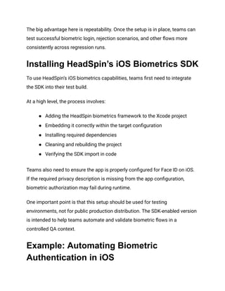 Biometric Authentication in iOS_ A Complete Guide | PDF