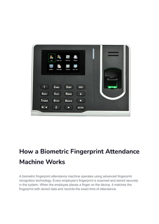 Biometric Fingerprint Attendance Machine.pdf
