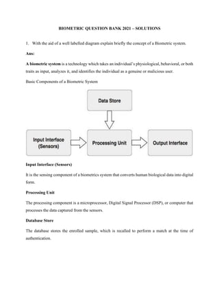 Explain Biometry Biometric Question Bank 2021 - 1 Soln-1.pdf