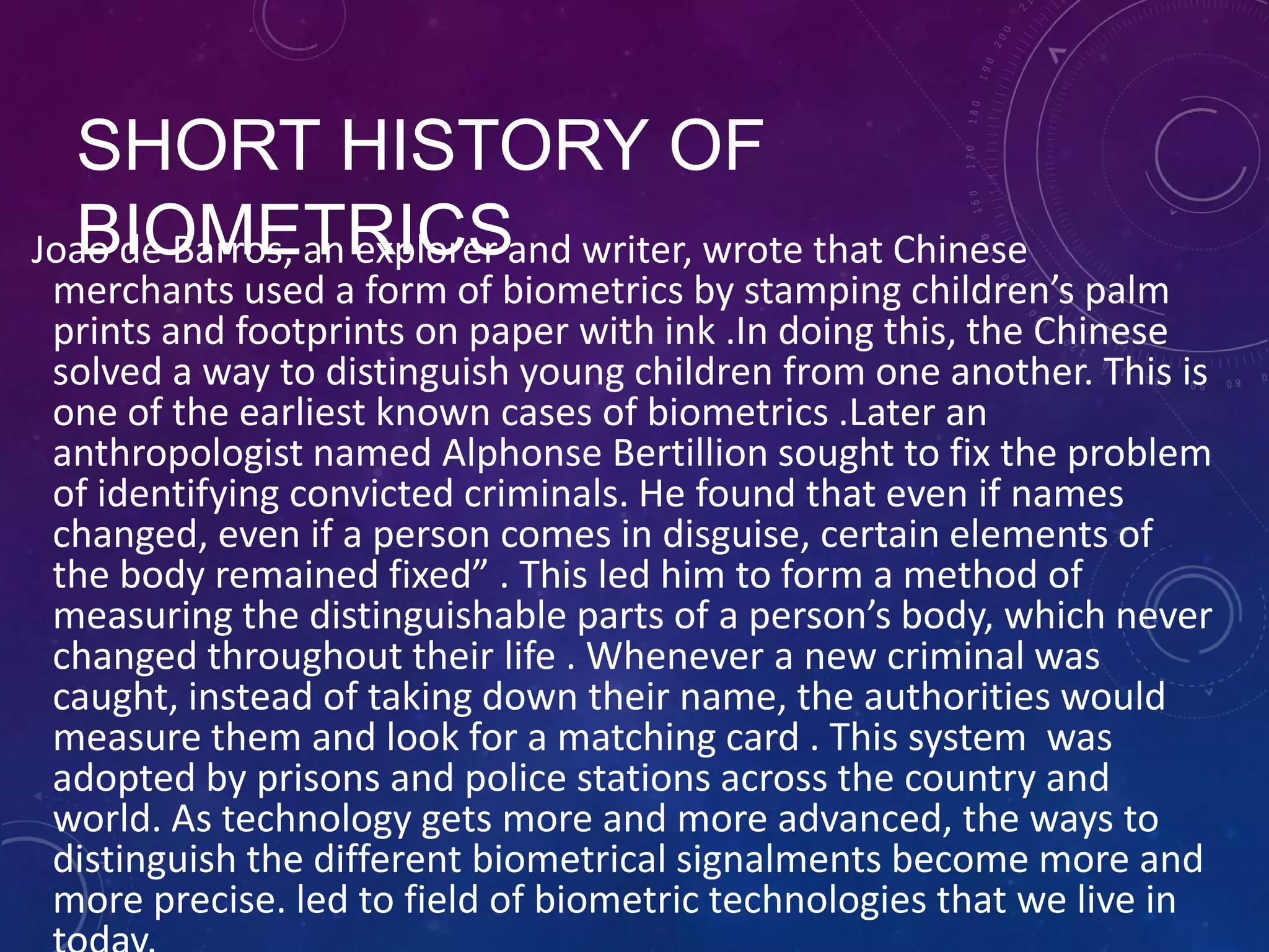 Biometrics | PPTX
