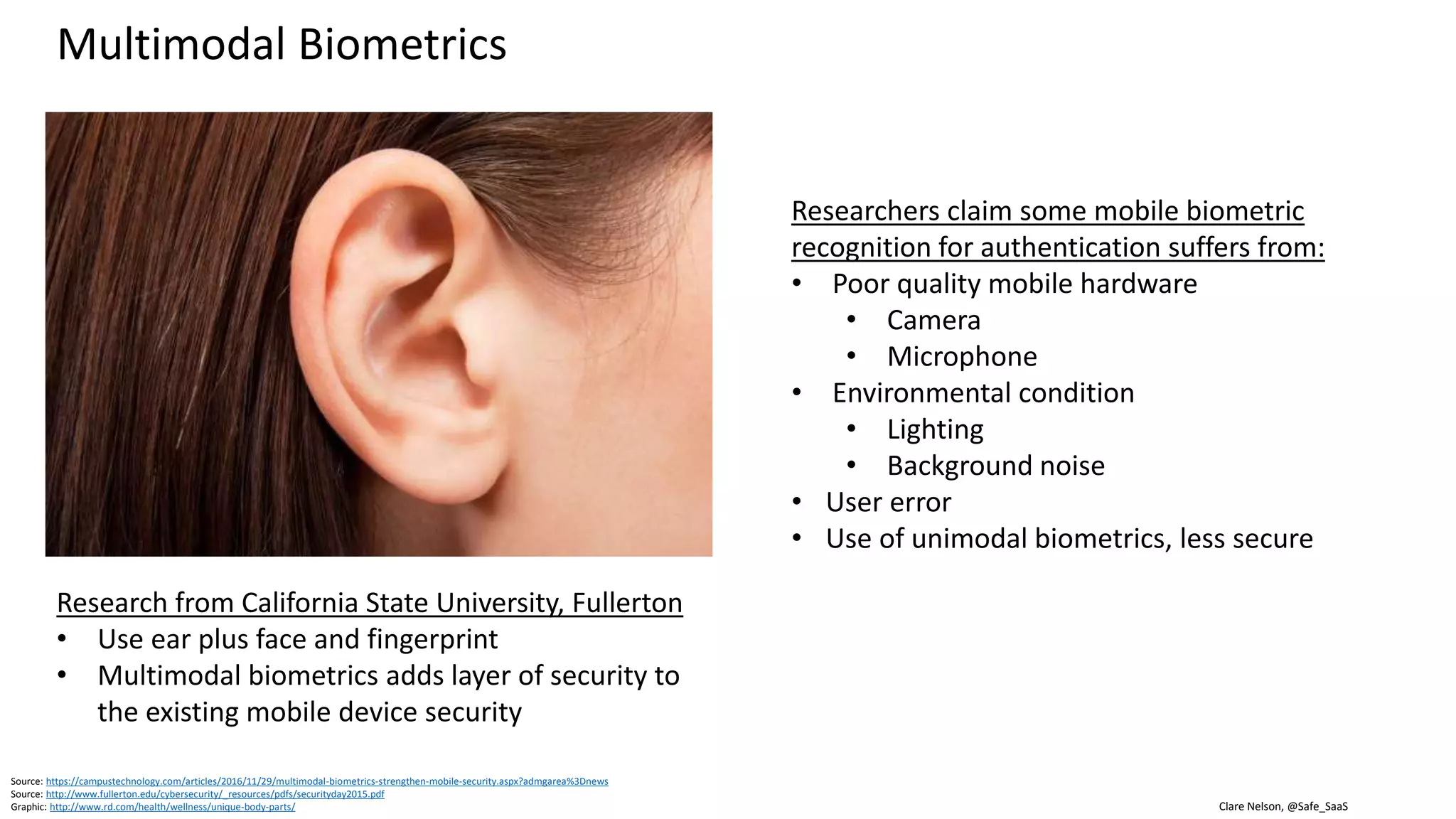Graphic: http://www.idownloadblog.com/2013/08/05/biometric-expert-talks-fingers/
What is Continuous
Authentication with
Biometrics?
 