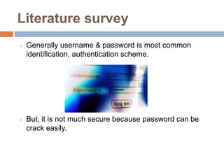 BIOMETRIC SECURITY SYSTEM | PPTX