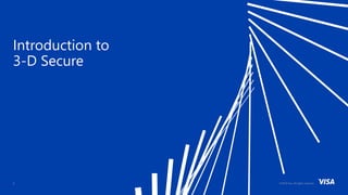 ©2018 Visa. All rights reserved.3
Introduction to
3-D Secure
 